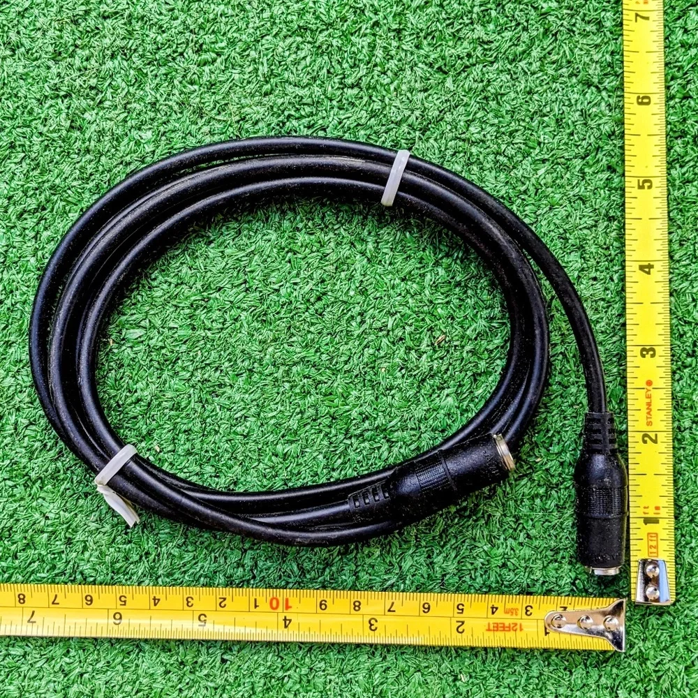 Coaxial Cable 78in 3c-2v 75 ohm Plug Cd/Pd/Hg ~ F-Type Male-to-Male Connect Cord